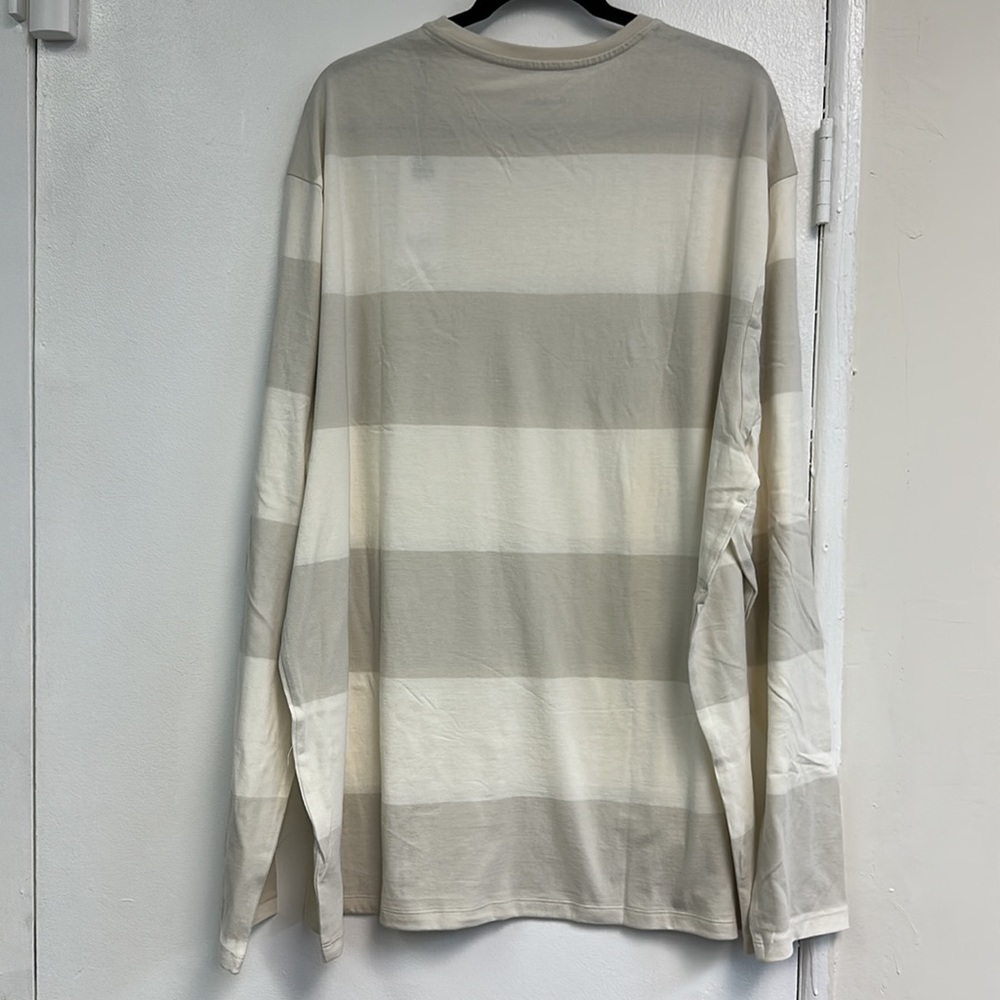 Goodfellow & Co. Dog bone stripe long sleeve T-shirt size 2XL new with tags tall - Picture 3 of 4